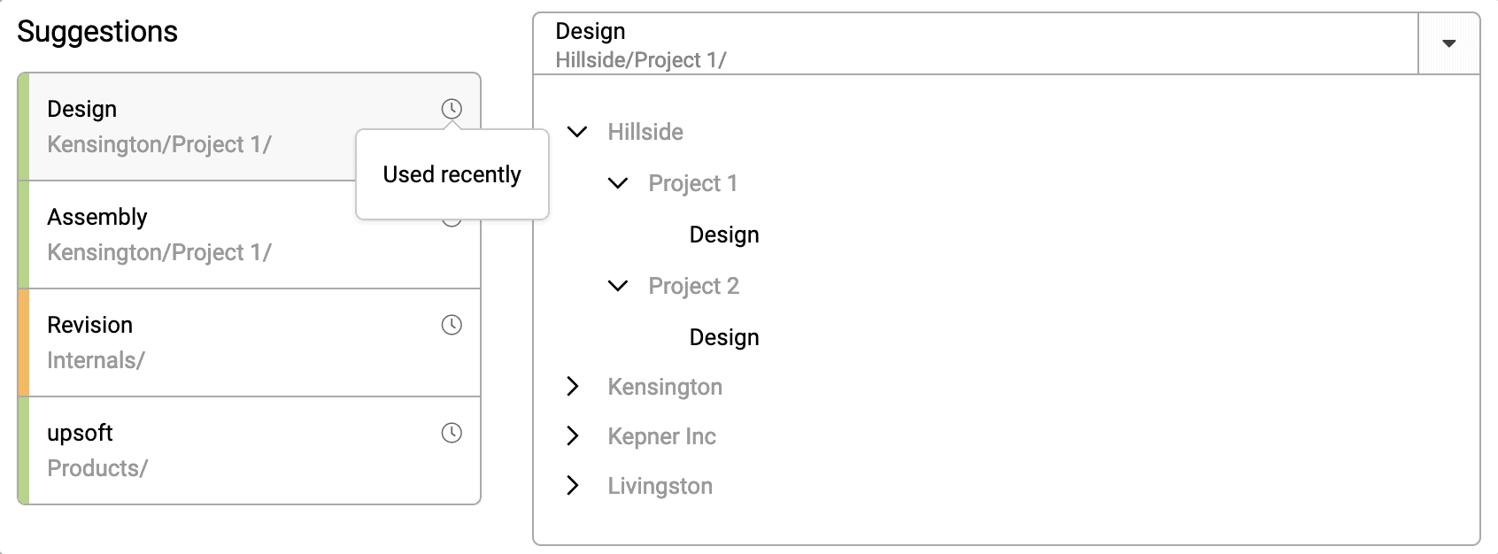 Task suggestions