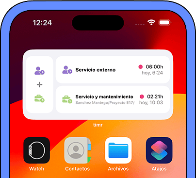 timr Standby Widget iOS