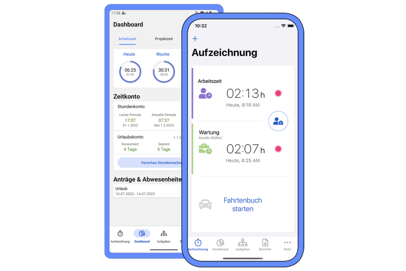 timr Mobile Zeiterfassung App