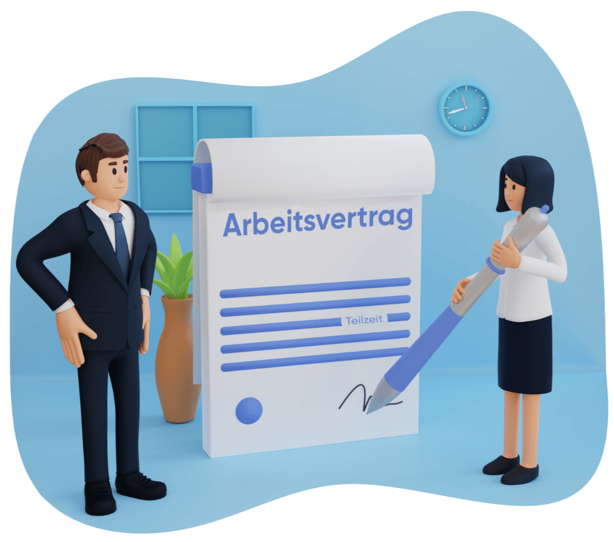 Arbeitsvertrag Teilzeit